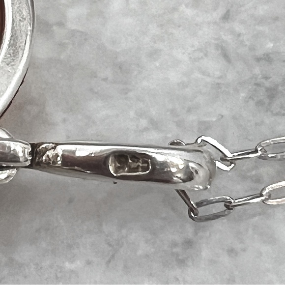 Baltic Amber Sterling Silver Pendant with Butterfly Detail Necklace - Picture 10 of 12